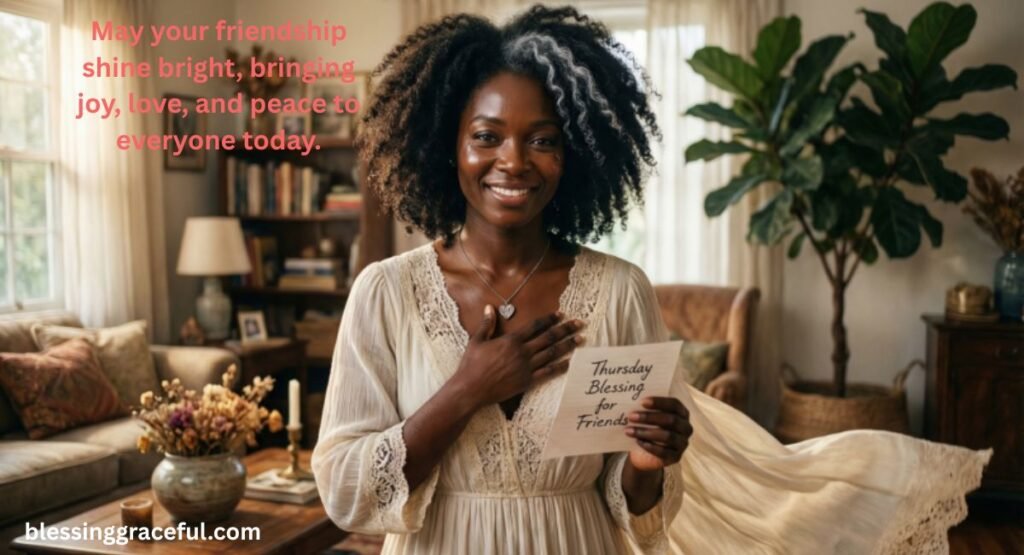 African American Thursday Blessing for Friends