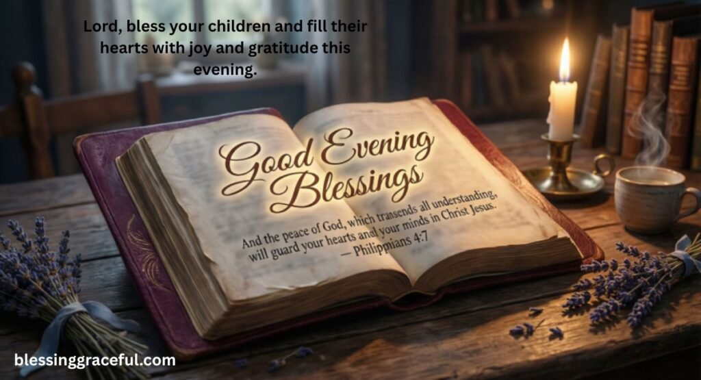 Good Evening Blessings Bible Verses