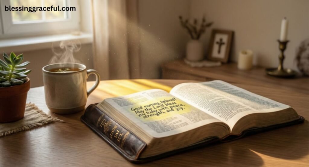 Good Morning Saturday Blessings Bible Verses