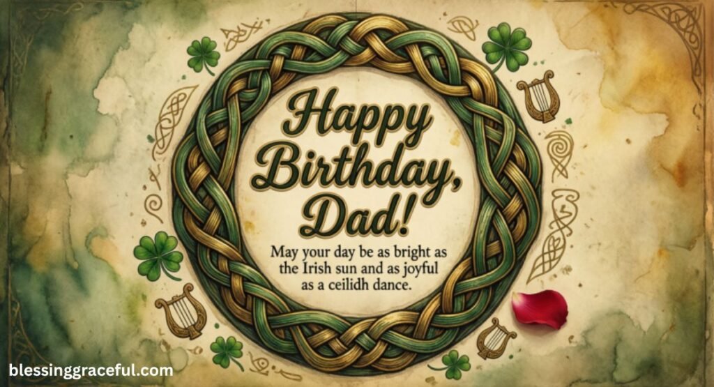 Irish Birthday Blessings for a Father