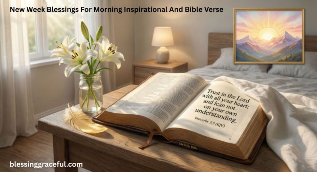 New Week Blessings For Morning Inspirational And Bible Verse