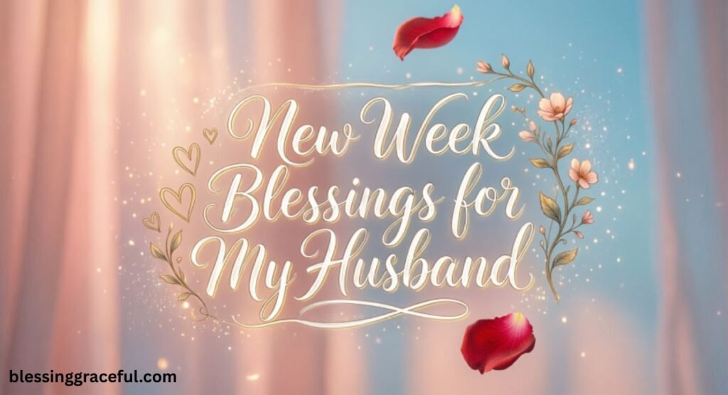 New Week Blessings for My Husband