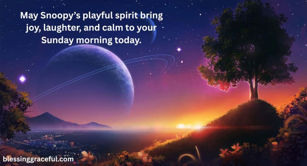 Snoopy Sunday Blessing