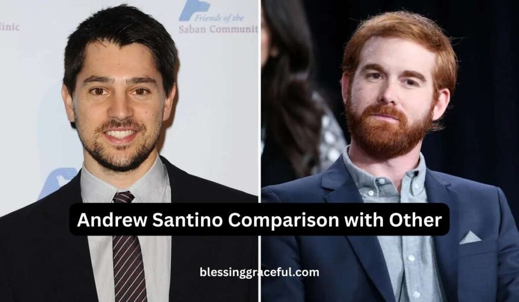 Andrew Santino Comparison with Other