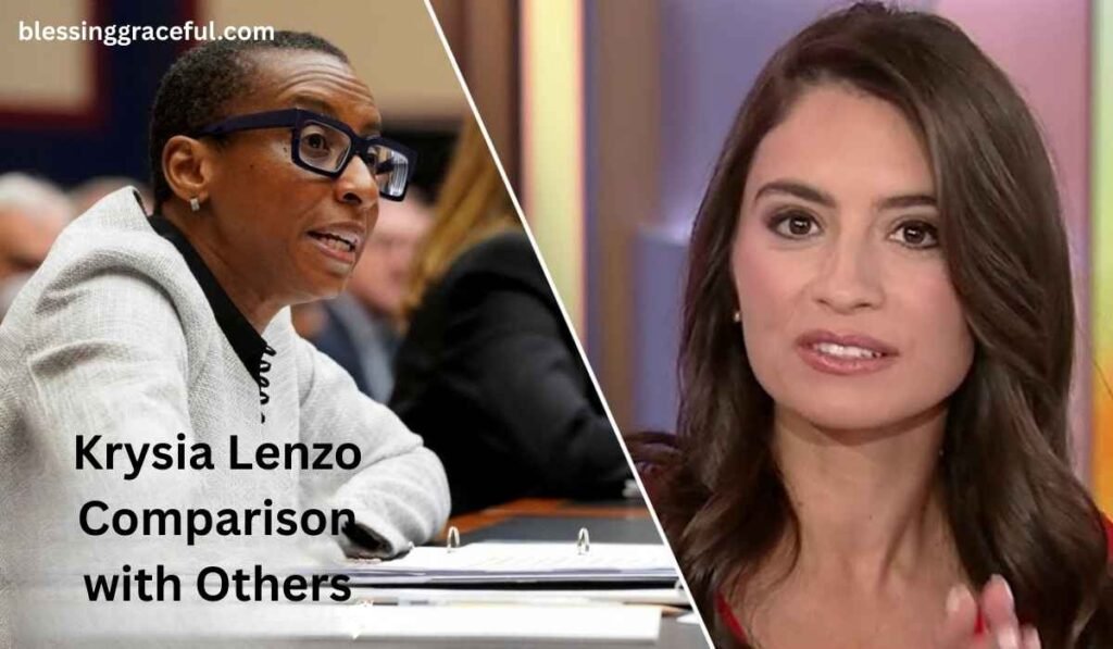 Krysia Lenzo Comparison with Others