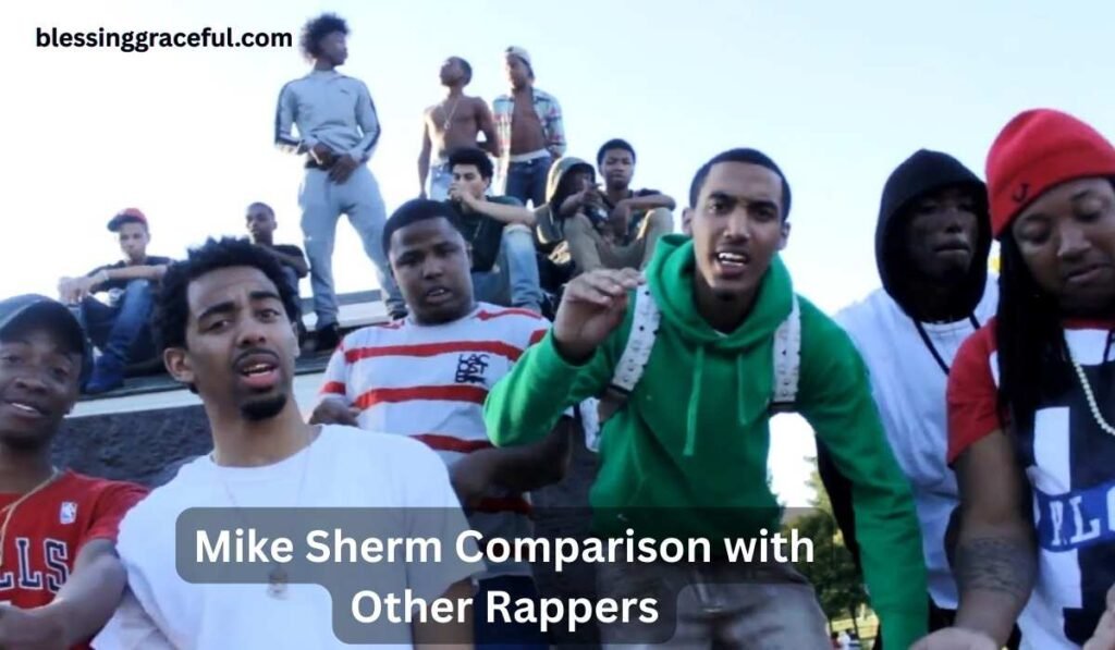 Mike Sherm Comparison with Other Rappers