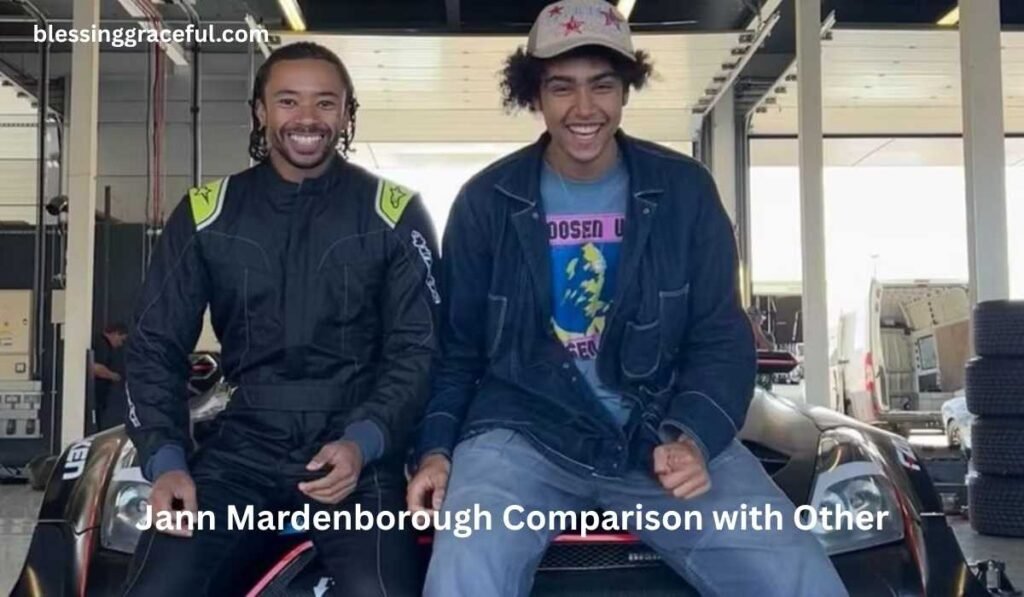 Jann Mardenborough Comparison with Other