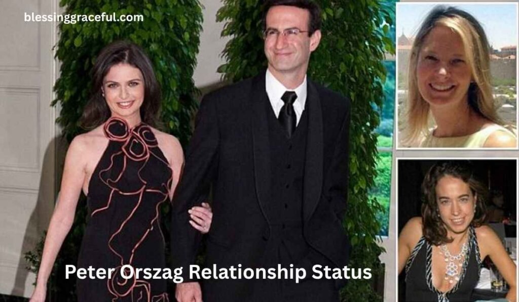 Peter Orszag Relationship Status