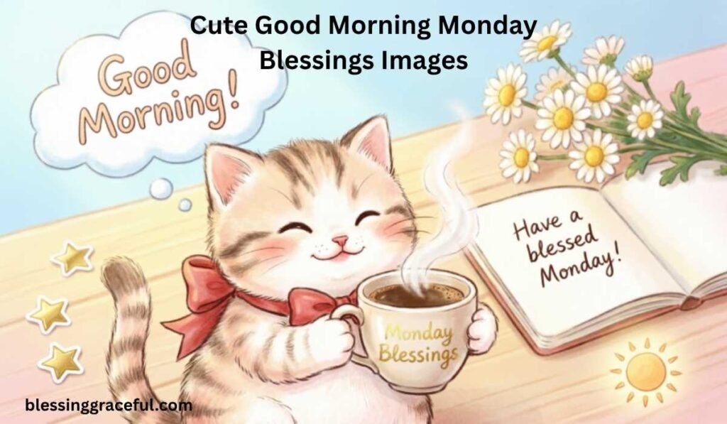 Cute Good Morning Monday Blessings Images