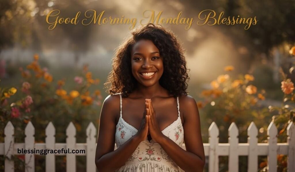 Good Morning Monday Blessings Black Woman