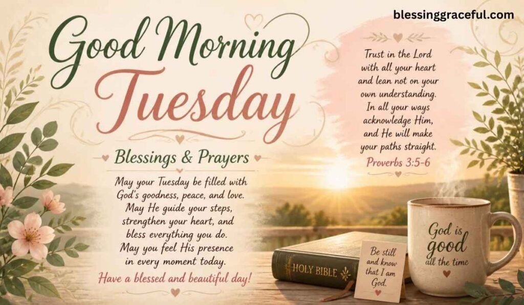 Good Morning Tuesday Blessings and Prayers Quotes