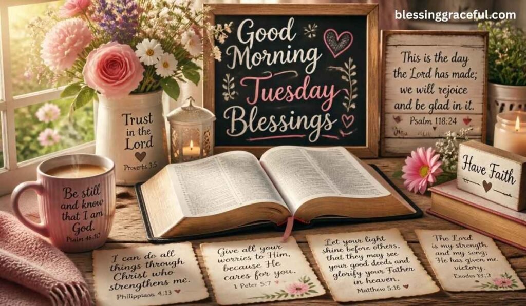 Good Morning Tuesday Blessings Bible Verses
