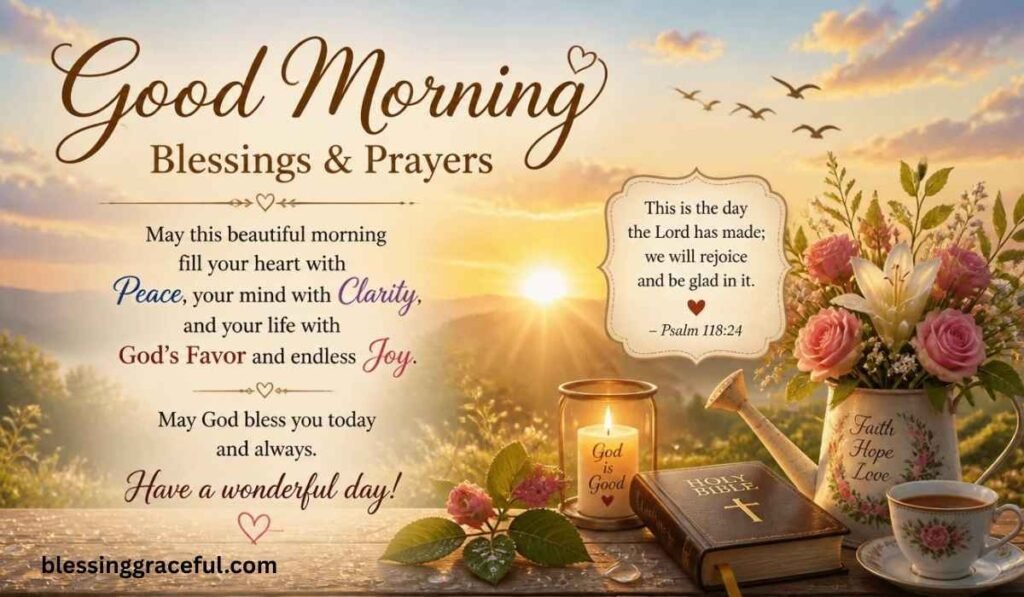 Powerful Good Morning Blessings and Prayers Images