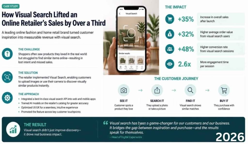 How Visual Search Lifted an Online Retailer's Sales by Over a Third