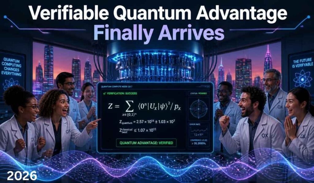 Verifiable Quantum Advantage Finally Arrives