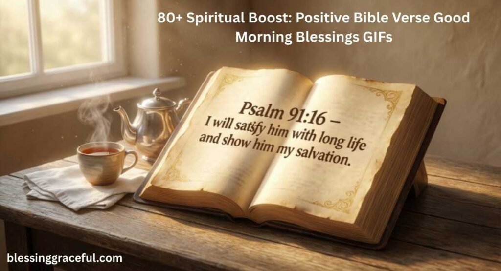 80+ Spiritual Boost: Positive Bible Verse Good Morning Blessings GIFs