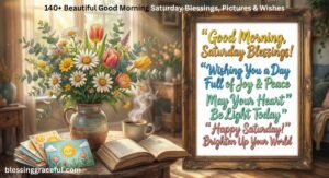 Good Morning Saturday Blessings Pictures & Wishes