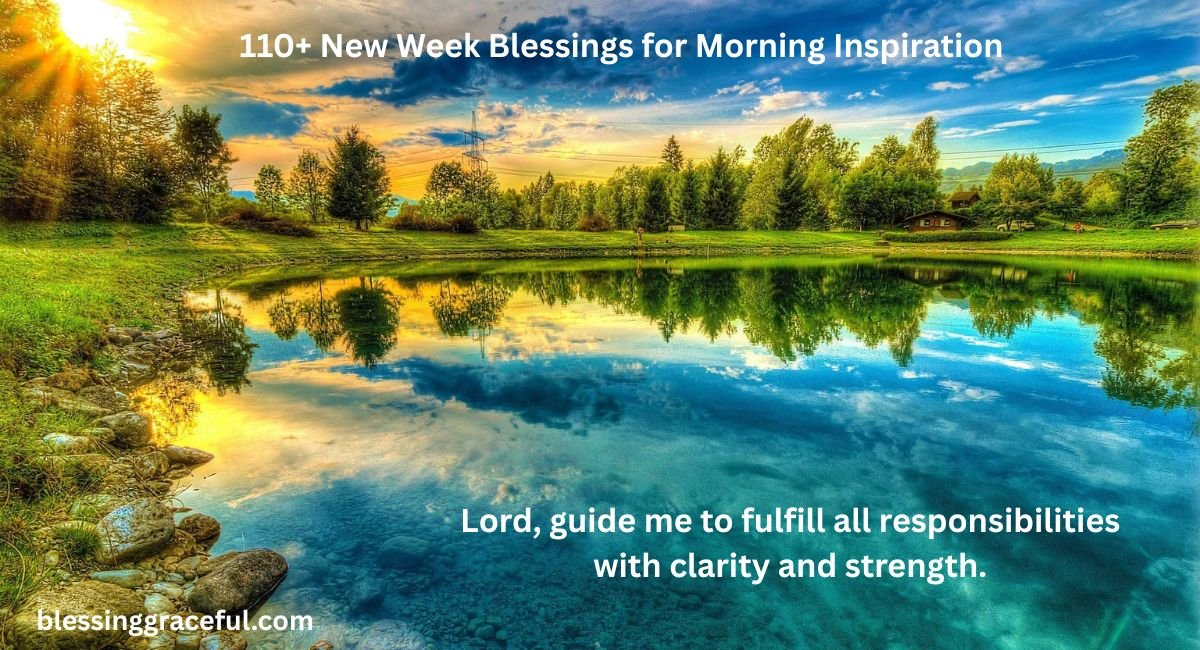 New Week Blessings for Morning Inspiration