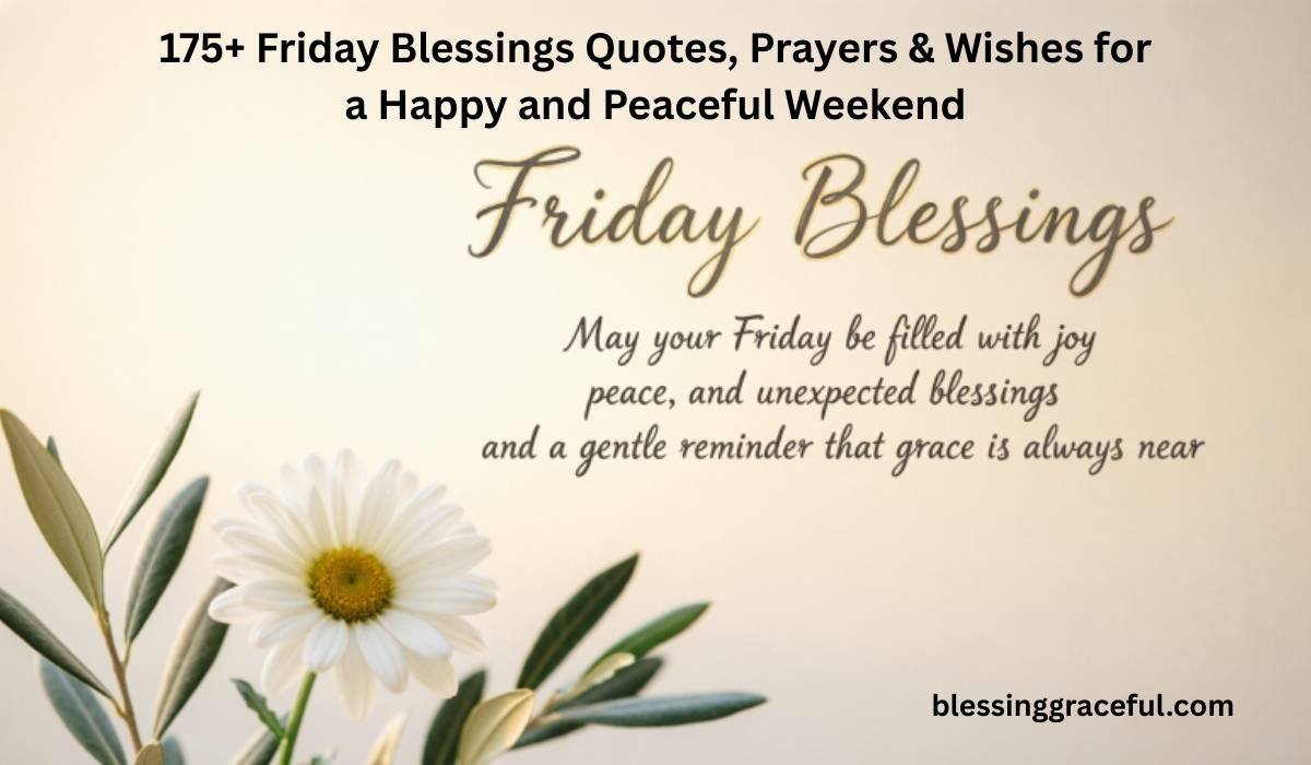 Friday Blessings Quotes
