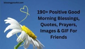 Morning Blessings